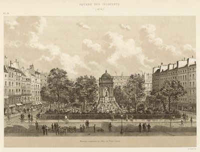 Plaza de los Inocentes, 1878 de French School