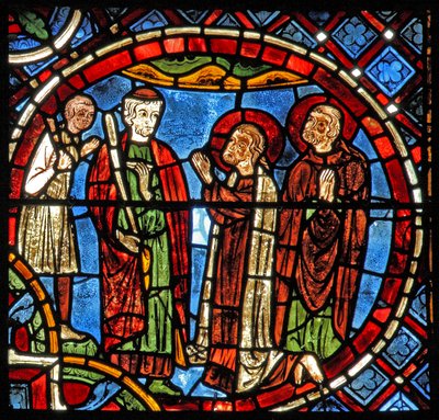 San Simón y San Judas imploran misericordia de French School