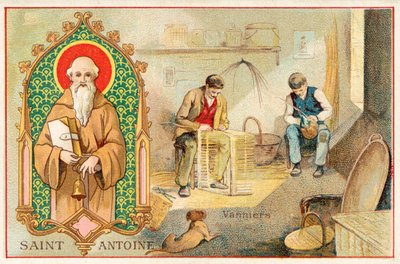 San Antonio el Grande, patrón de los cesteros de French School