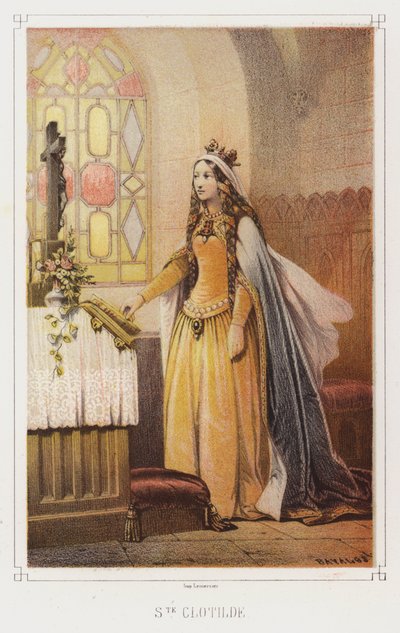 Santa Clotilde, Reina de los Francos de French School