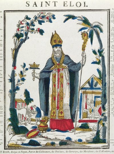 San Eloi (c.588-660) de French School