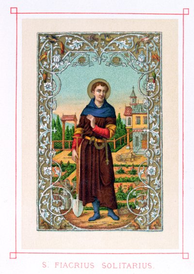 San Fiacro (d.670) 1873 de French School