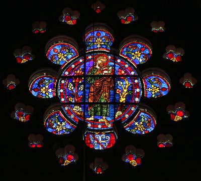 San Juan Bautista en el desierto con el Agnus Dei de French School