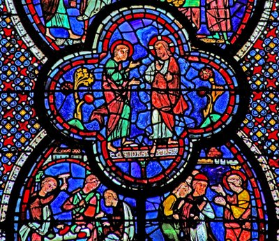 La ventana de San Juan: Cristo aparece a San Juan de French School