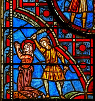 Historia de Santa Margarita: es golpeada por rechazar los avances de Olibrius de French School