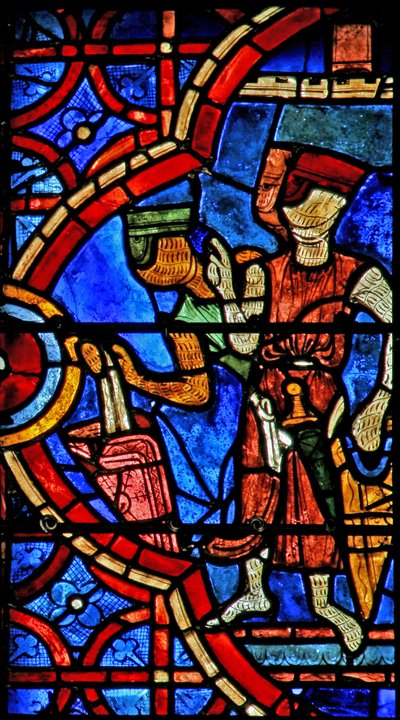 Los asesinos de San Tomás Becket se preparan para emboscarlo de French School
