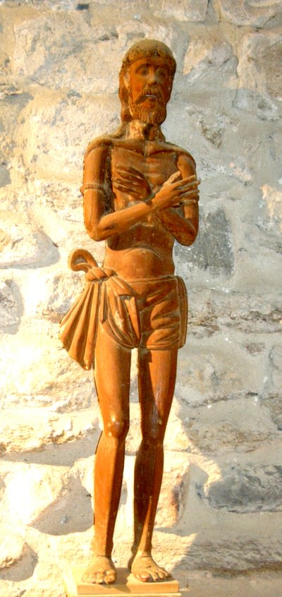 Cristo de pie (madera) de French School