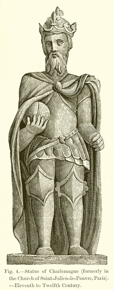 Estatua de Carlomagno de French School