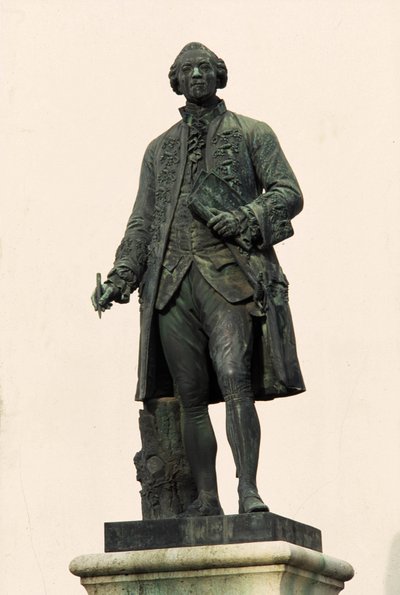 Estatua de Georges Louis Leclerc, Conde de Buffon (1707-1788), Montbard (21 Côte d