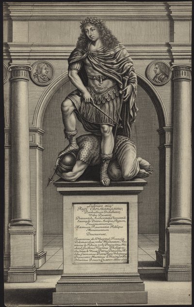 Estatua del Rey Luis XIII de Francia de French School