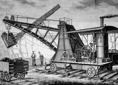 Terrassier de vapor de Ruston y Proctor - en 