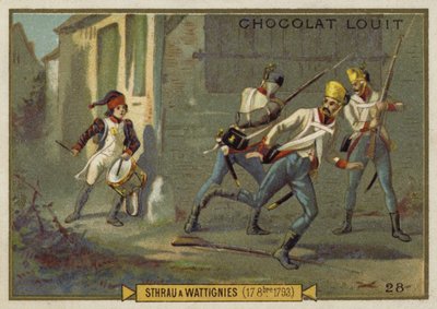 Sthrau en la Batalla de Wattignies, Guerras Revolucionarias Francesas, 17 de octubre de 1793 de French School