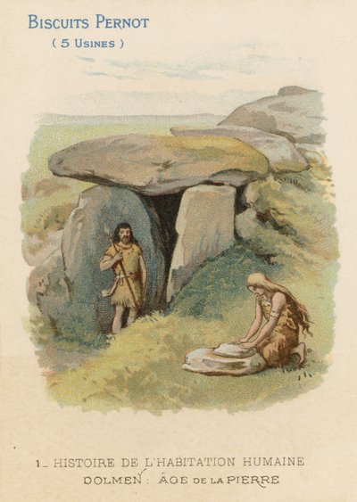 Dolmen de la Edad de Piedra de French School