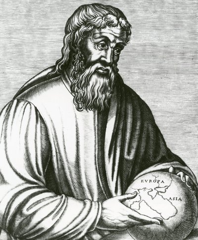 Estrabón el Geógrafo, siglo XVI de French School