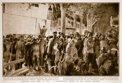 Estudiando noticias de guerra en Niza: Una multitud cosmopolita en la Riviera Francesa, 1914-19 de French School