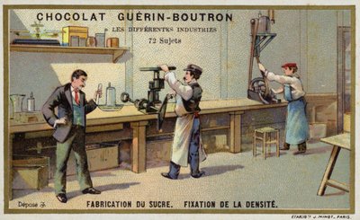 Fabricación de azúcar. Fijando la densidad de French School