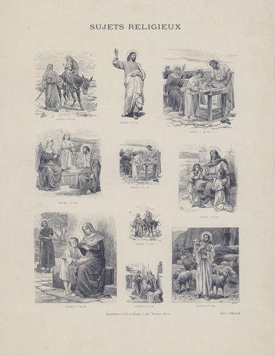 Sujets Religieux de French School