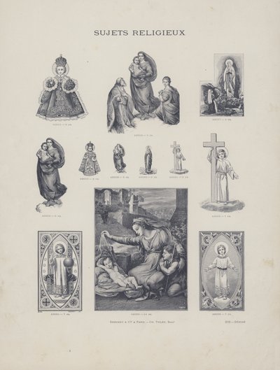Sujets Religieux de French School