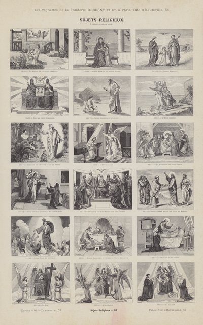 Temas Religiosos de French School