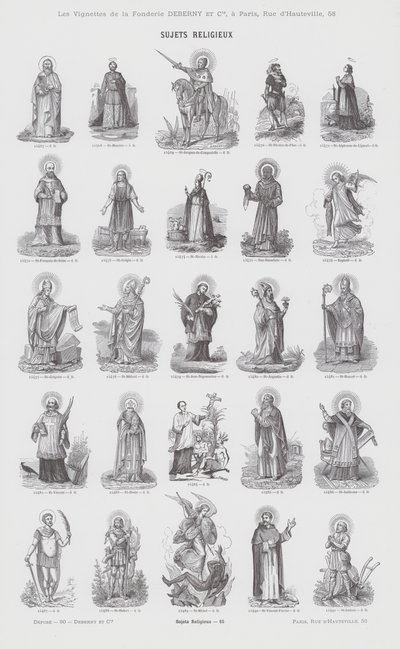 Temas Religiosos de French School