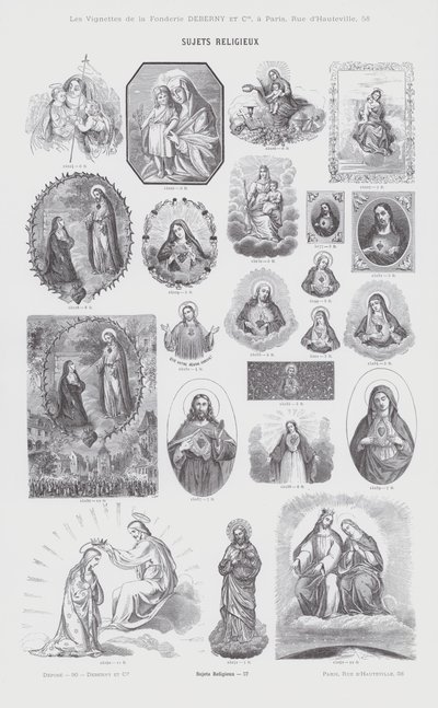 Temas Religiosos de French School