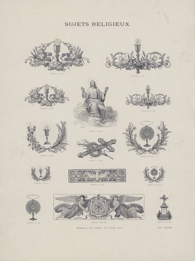 Sujetos religiosos de French School