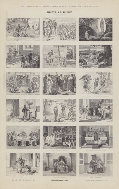 Temas Religiosos de French School
