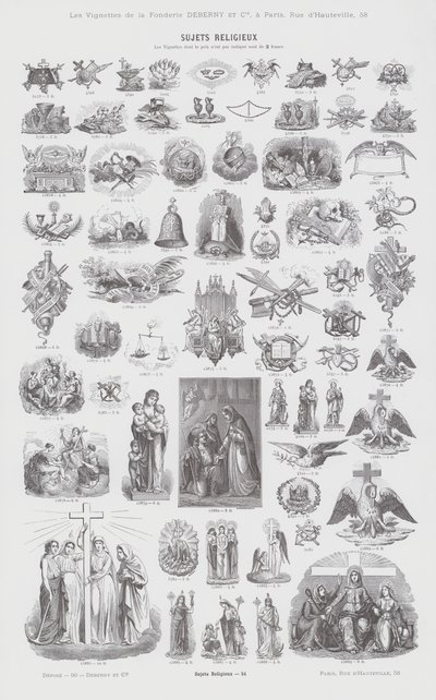 Temas religiosos de French School