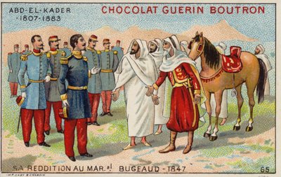 Rendición de Abdelkader al Mariscal Bugeaud de French School