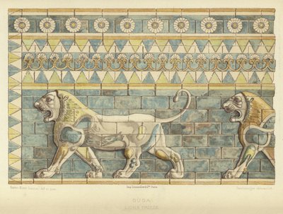 Susa, Friso de los leones de French School