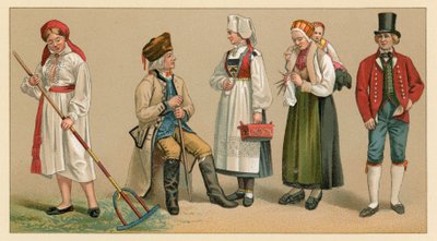 Traje de Suecia de French School