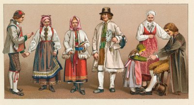 Traje de Suecia y Noruega de French School