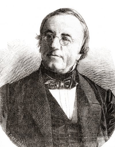 Físico suizo Auguste Arthur de la Rive, de Les Merveilles de la Science, pub.1870 de French School