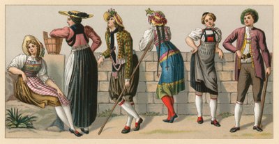 Traje de Suiza de French School