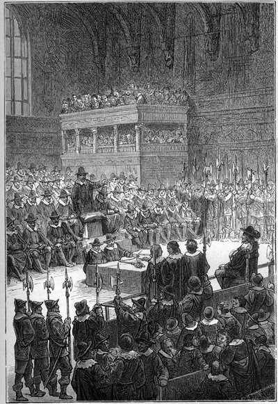 Juicio de Carlos I - Rey de Gran Bretaña e Irlanda de French School