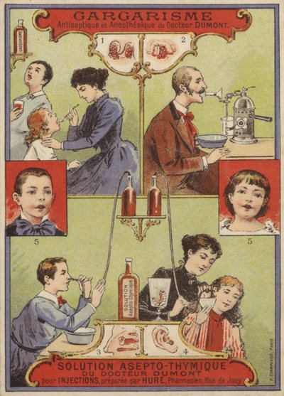 Tomando medicación de French School