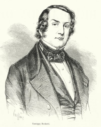 Tanneguy Duchatel, político francés y Ministro del Interior que perdió su cargo en la Revolución Francesa de febrero de 1848 de French School