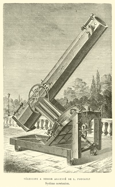 Telescopio de Espejo Plateado de L Foucault, Sistema newtoniano de French School