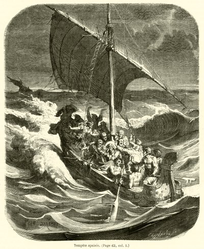 Tempestad apaciguada de French School