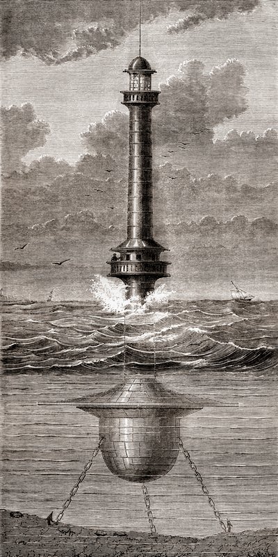 El faro flotante del siglo XIX colocado en la entrada del puerto de Liverpool, Inglaterra, de 