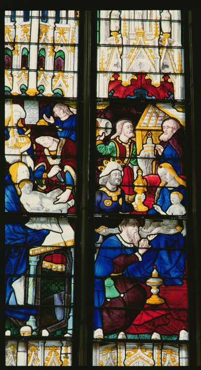 La Adoración de los Magos de French School
