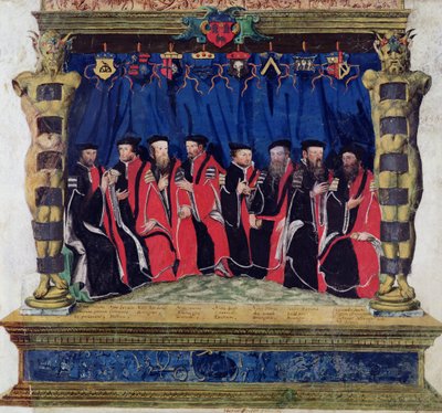 Los Concejales de Toulouse, 1554-55 de French School