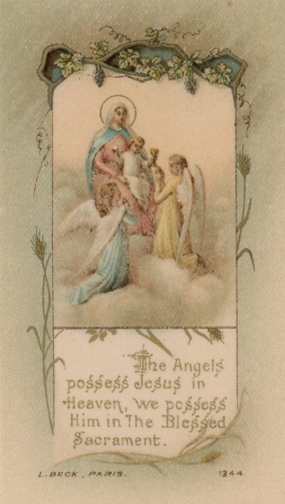 Los Ángeles poseen a Jesús en el Cielo, nosotros lo poseemos en el Santísimo Sacramento de French School