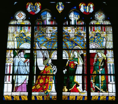 La Anunciación, de la Capilla de Jacques Coeur de French School