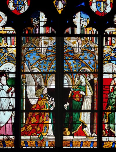 La Anunciación, de la Capilla de Jacques Coeur de French School