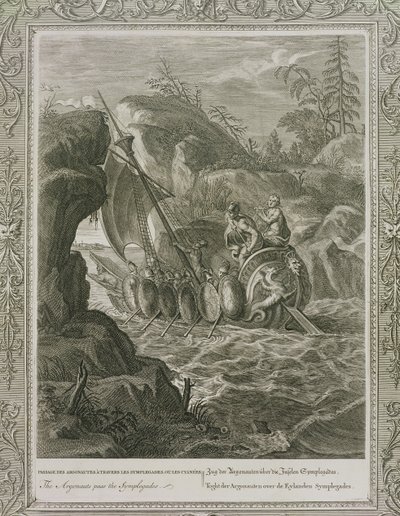 Los argonautas pasan las Simplégades de French School