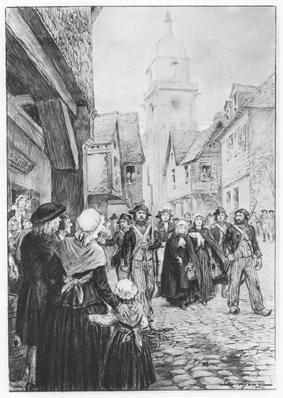 El arresto de Lucile de Chateaubriand de French School