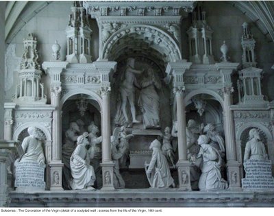La Asunción de la Virgen en el transepto norte de French School