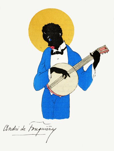 El jugador de banjo de French School