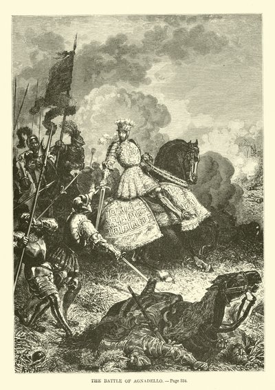 La batalla de Agnadello de French School